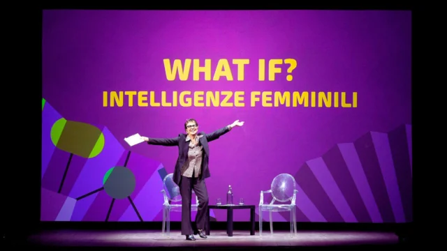 Video: WHAT IF? INTELLIGENZE FEMMINILI Serata Serena Dandini Elena Cattaneo Gaja Cenciarelli Chiara Valerio Francesca Vidotto Bill Blasio